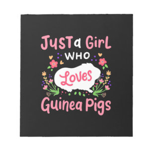 A Lady Who Loves Guinea Pigs Notepad
