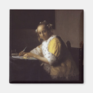 A Lady Writing Magnet