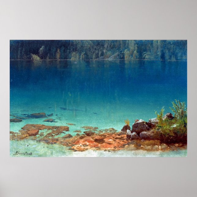 A Lake Scene Poster (Front)