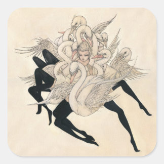 A Lamentation Square Sticker