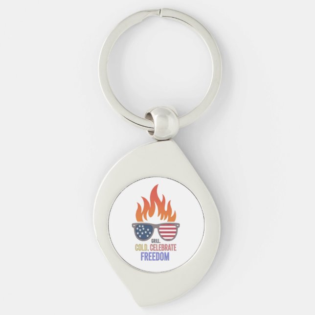 A land i love key ring (Front)