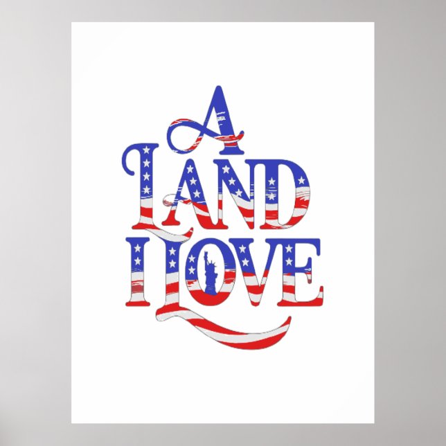 A land i love poster (Front)