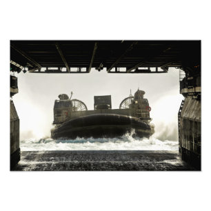 A landing craft air cushion prepares to enter photo print