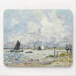 A Landing Stage on the Escaut, 1866 Mouse Pad