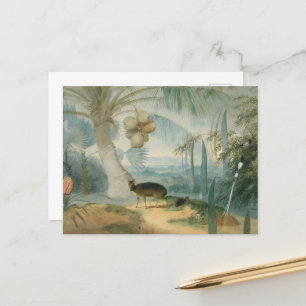 A Landscape in Ceylon by Samuel Daniell Postcard