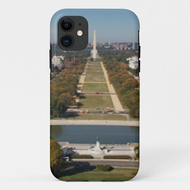 A landscape view of Washington DC Case-Mate iPhone Case (Back)