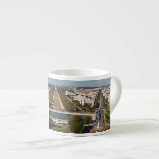 A landscape view of Washington DC Espresso Cup (Front Right)