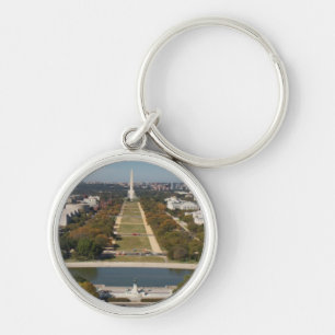 A landscape view of Washington DC Key Ring