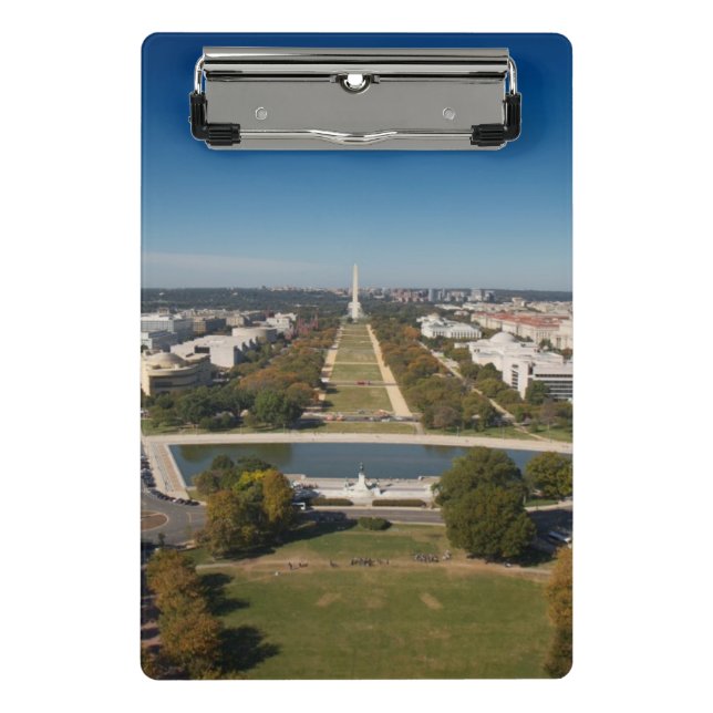 A landscape view of Washington DC Mini Clipboard (Front)