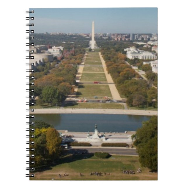 A landscape view of Washington DC Notebook (Front)
