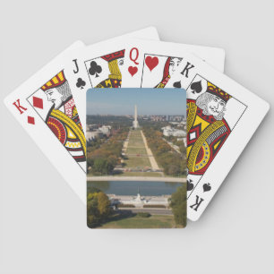 A landscape view of Washington DC Playing Cards