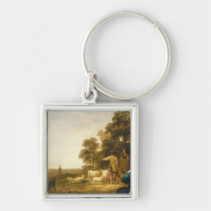 A Landscape with Shepherds and Shepherdesses Key Ring