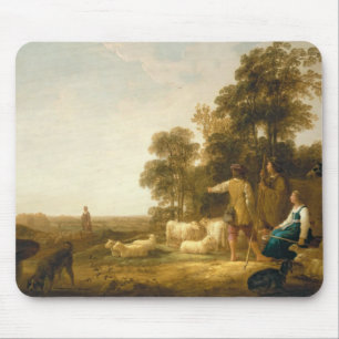 A Landscape with Shepherds and Shepherdesses Mouse Pad