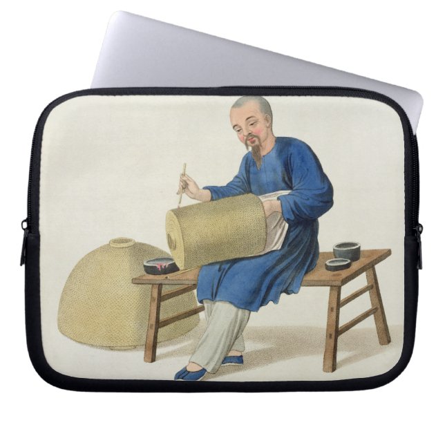 A Lantern Painter, plate 20 from 'The Costume of C Laptop Sleeve (Front)