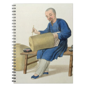 A Lantern Painter, plate 20 from 'The Costume of C Notebook