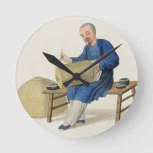A Lantern Painter, plate 20 from 'The Costume of C Round Clock