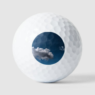 A large cloud golf balls