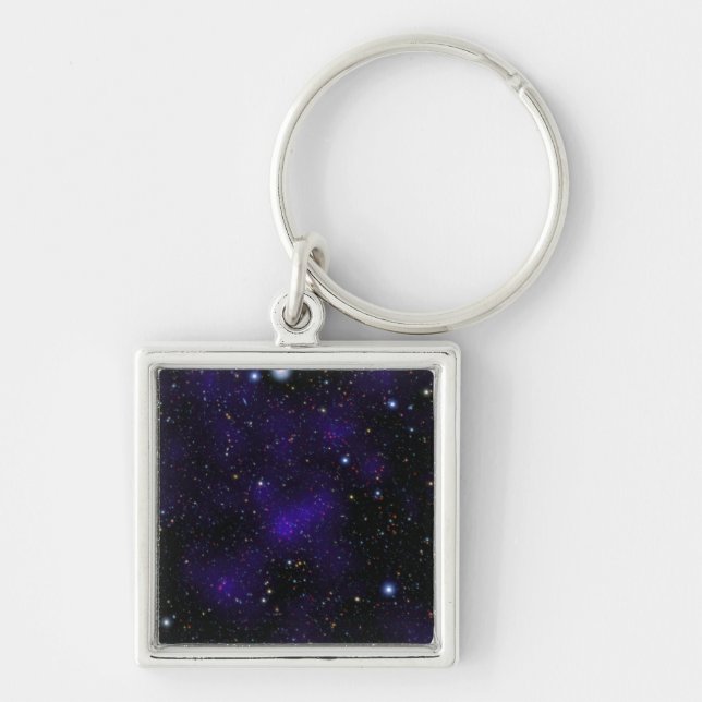 A large collection of galaxies key ring (Front)
