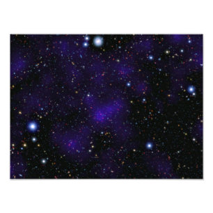A large collection of galaxies photo print