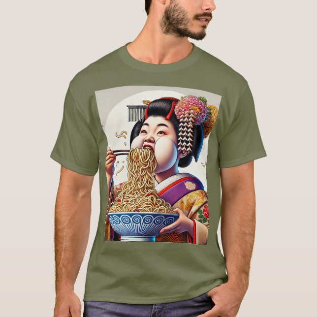 a large-scale maiko T-Shirt (Front)