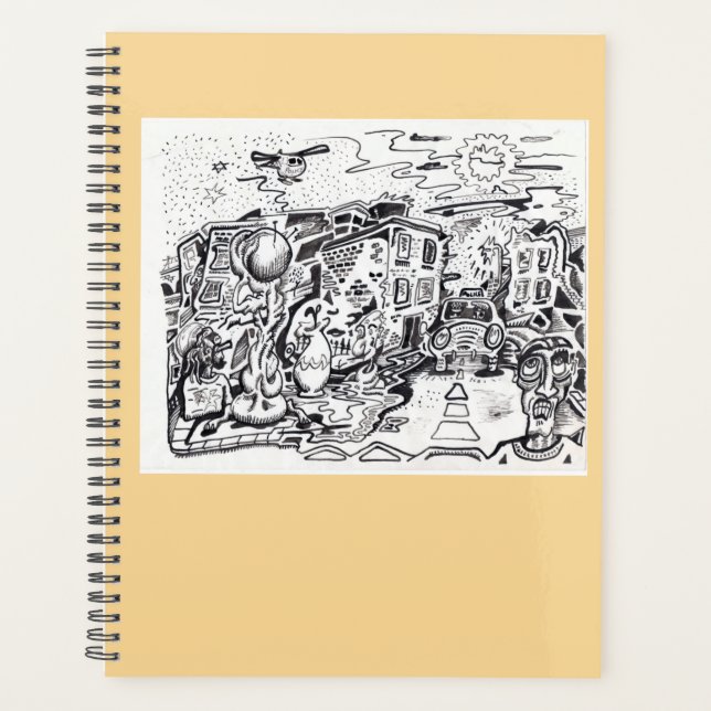 A late-night walk home  planner (Front)