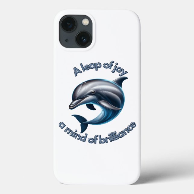 A Leap of Joy: Celebrating Dolphin Intelligence Case-Mate iPhone Case (Back)