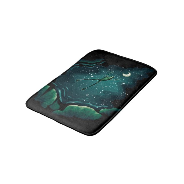 A Leap Over the Moon Bath Mat (Angled)