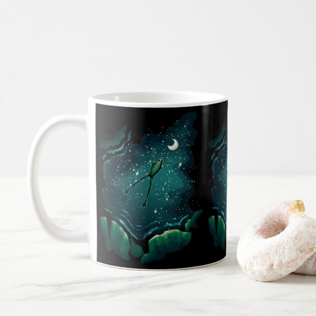 A Leap Over the Moon Coffee Mug (With Donut)