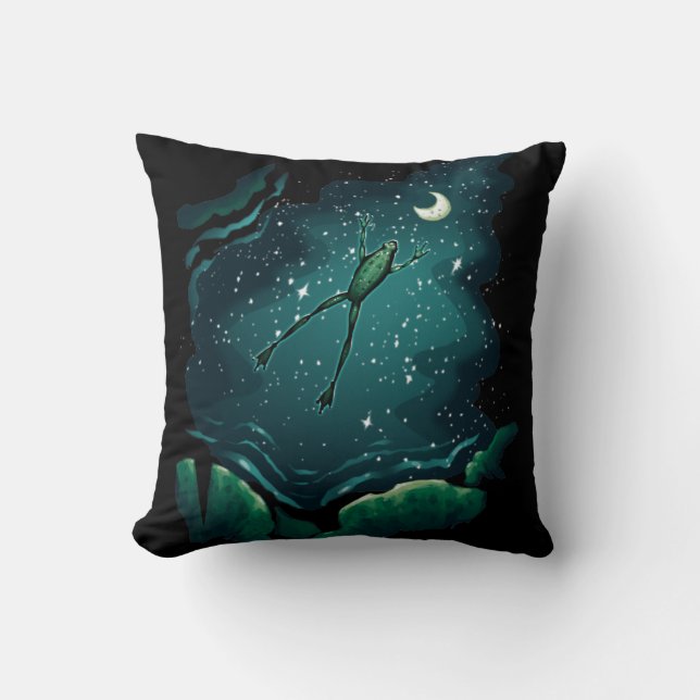 A Leap Over the Moon Cushion (Front)