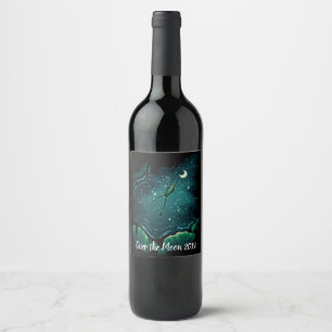 A Leap Over the Moon Wine Label