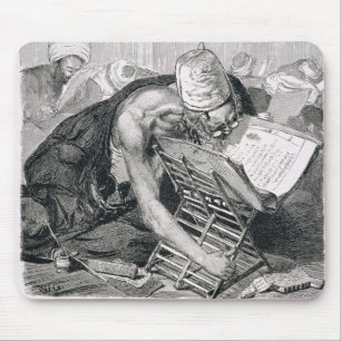 A Learned Man Absorbed in the Koran Mouse Pad