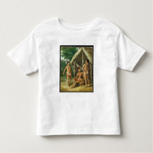 A Leeward Islands Carib Family outside a Hut, c.17 Toddler T-Shirt