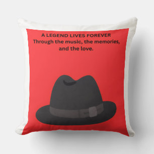 A LEGEND LIVES FOREVER CUSHION
