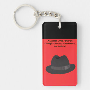 A LEGEND LIVES FOREVER KEY RING