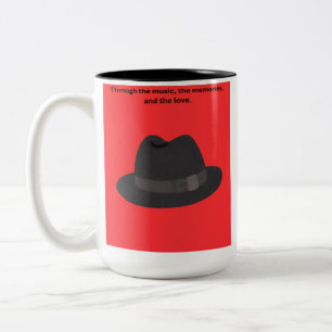 A LEGEND LIVES FOREVER Two-Tone COFFEE MUG