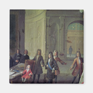 A Lesson being given to the Young Louis XV Magnet