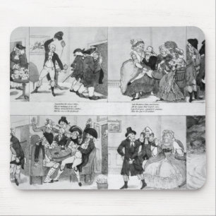A Lesson for Spendthrifts by Dr. Johnson, 1794 Mouse Pad