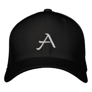A-Letter Embroidered – Custom Initial Embroidered Hat