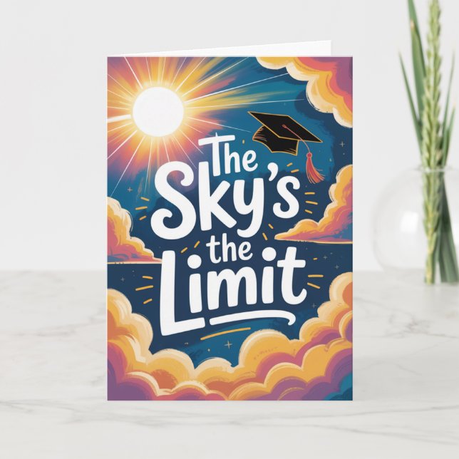 A Level Exam Congratulation Graduation  Card (Front)