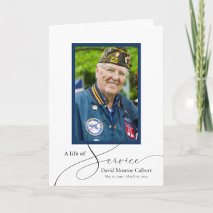 A Life of Service Memorial Program