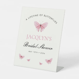 A Lifetime of Buttterflies Jacqlyns Pedestal Sign