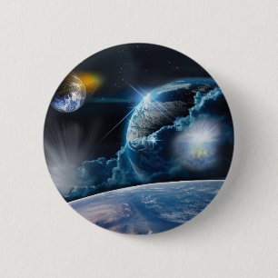 A Light Being's Journey 6 Cm Round Badge