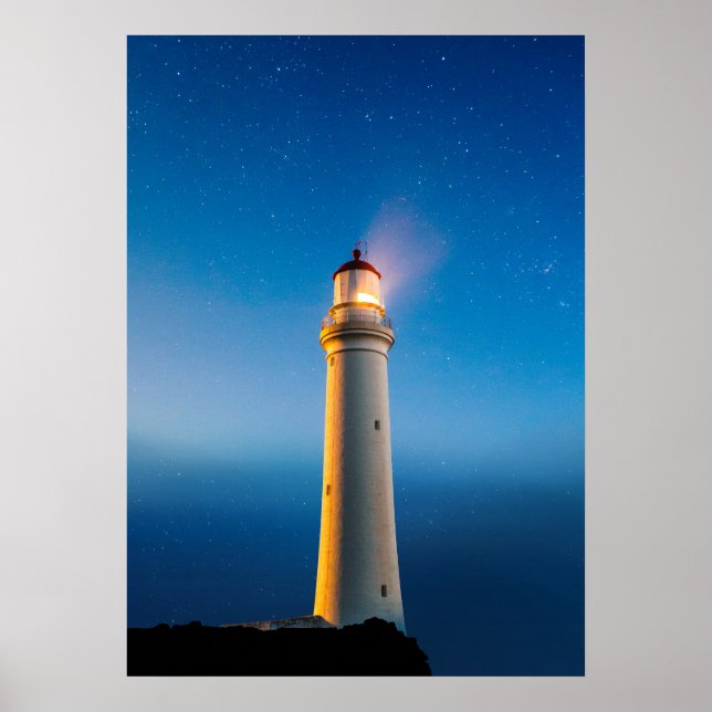 A lighthouse at the edge of space poster (Front)