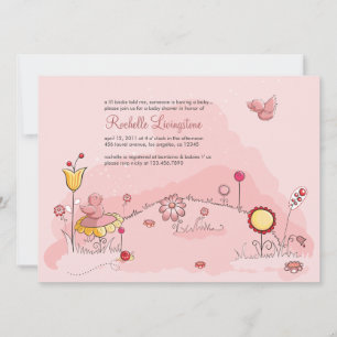 A li'l birdy Baby Shower Invitation