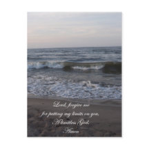 A Limitless God Prayer Postcard