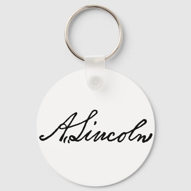 A Lincoln signature Key Ring (Front)