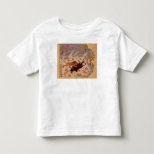 A Lion Attacking and Killing a Bull Toddler T-Shirt