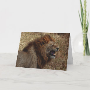 A Lion's Roar Greeting Card
