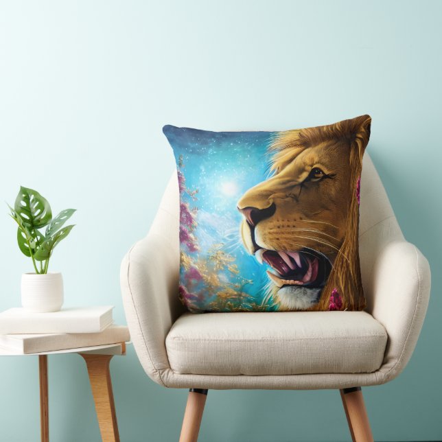 A Lion's Stance Cushion (Chair)