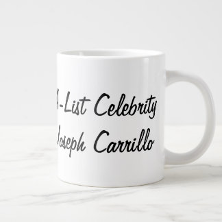 A-List Celebrity Joseph Carrillo Large Coffee Mug